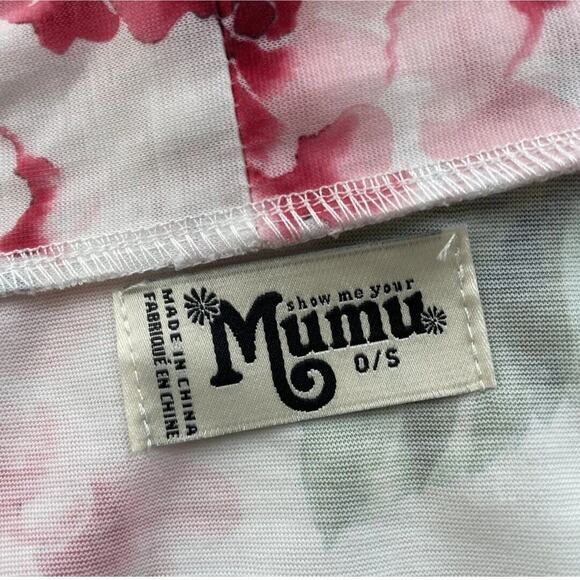 Pink Floral Wrap Robe – Show Me Your Mumu Style, One Size, EUC - Picture 6 of 7